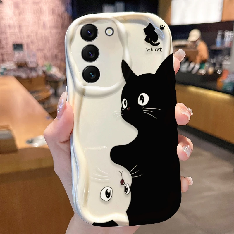 Animal Cat Dog Soft Case for Samsung Galaxy S24 S23 S22 S21 Ultra Plus S20 FE A73 5G A72 A71 A54 A53 A52 A51 A50S A50 Back Cover