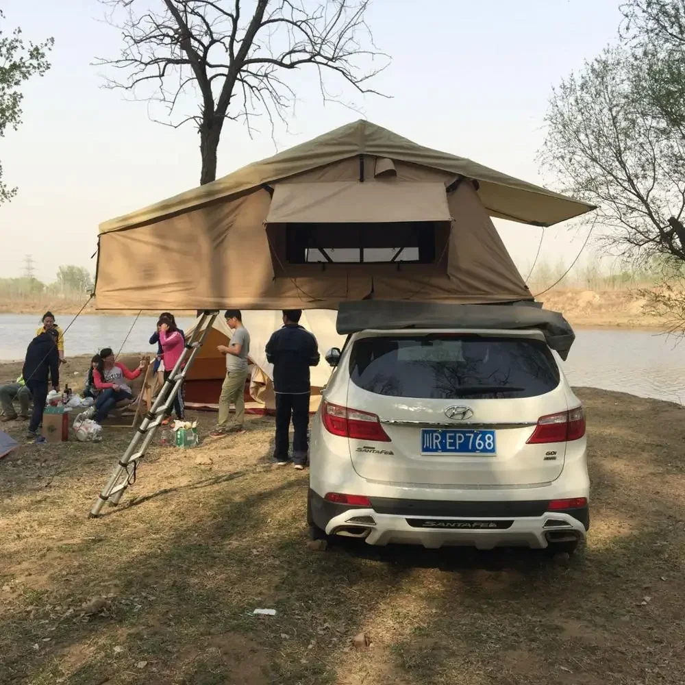 Hotsale 4x4 SUV Car Tents Camping Outdoor Canvas Tents Can Watch Star Top Roof Tents for Sale