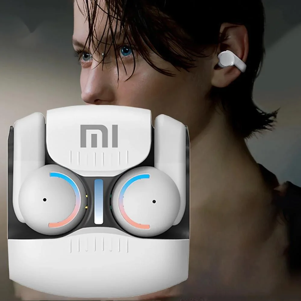 Xiaomi Mijia Real OWS Clip-on Wireless Bluetooth Headphones Low Latency ENC Noise Cancelling Long Life Gaming Casual Headphones