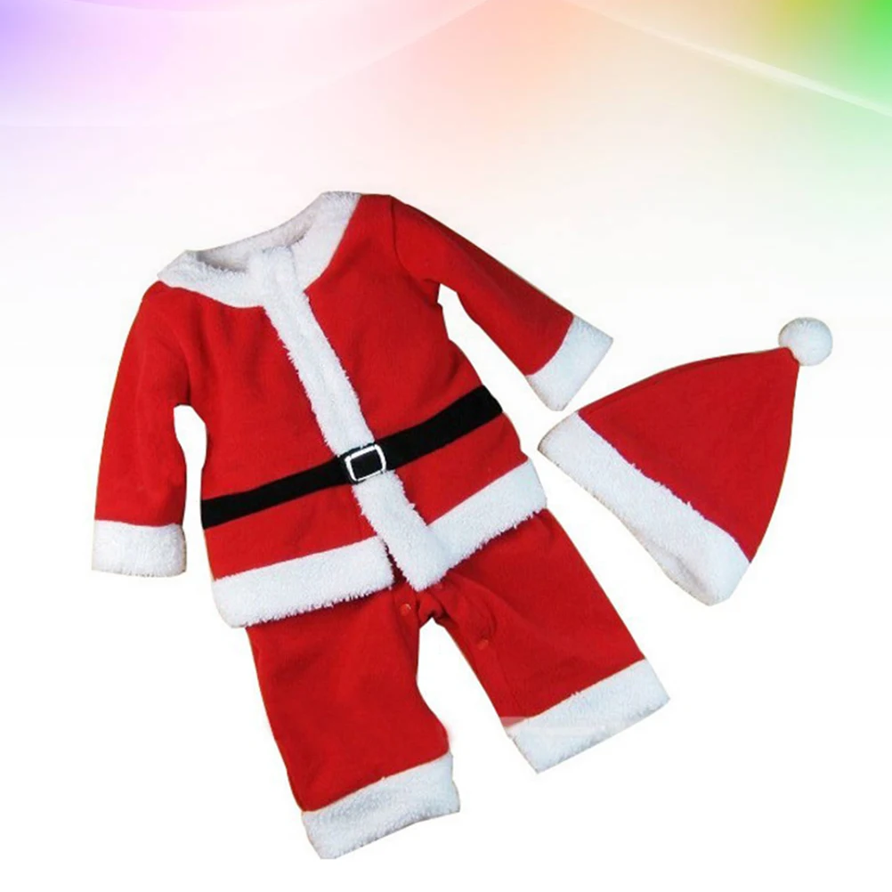 

Children Christmas Clothing Santa Claus Costumes Kids Outfits High Quality Fabrics Warm Winter Performance Festival Costume Set