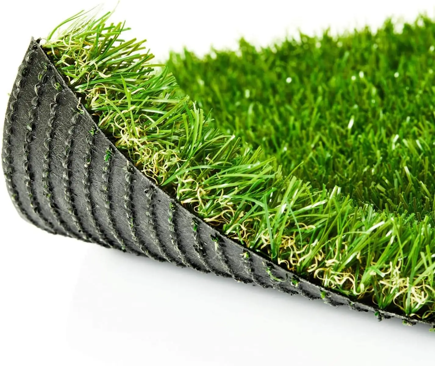 Premium Artificial Grass 4' x 18' Outdoor Rug, 1.38