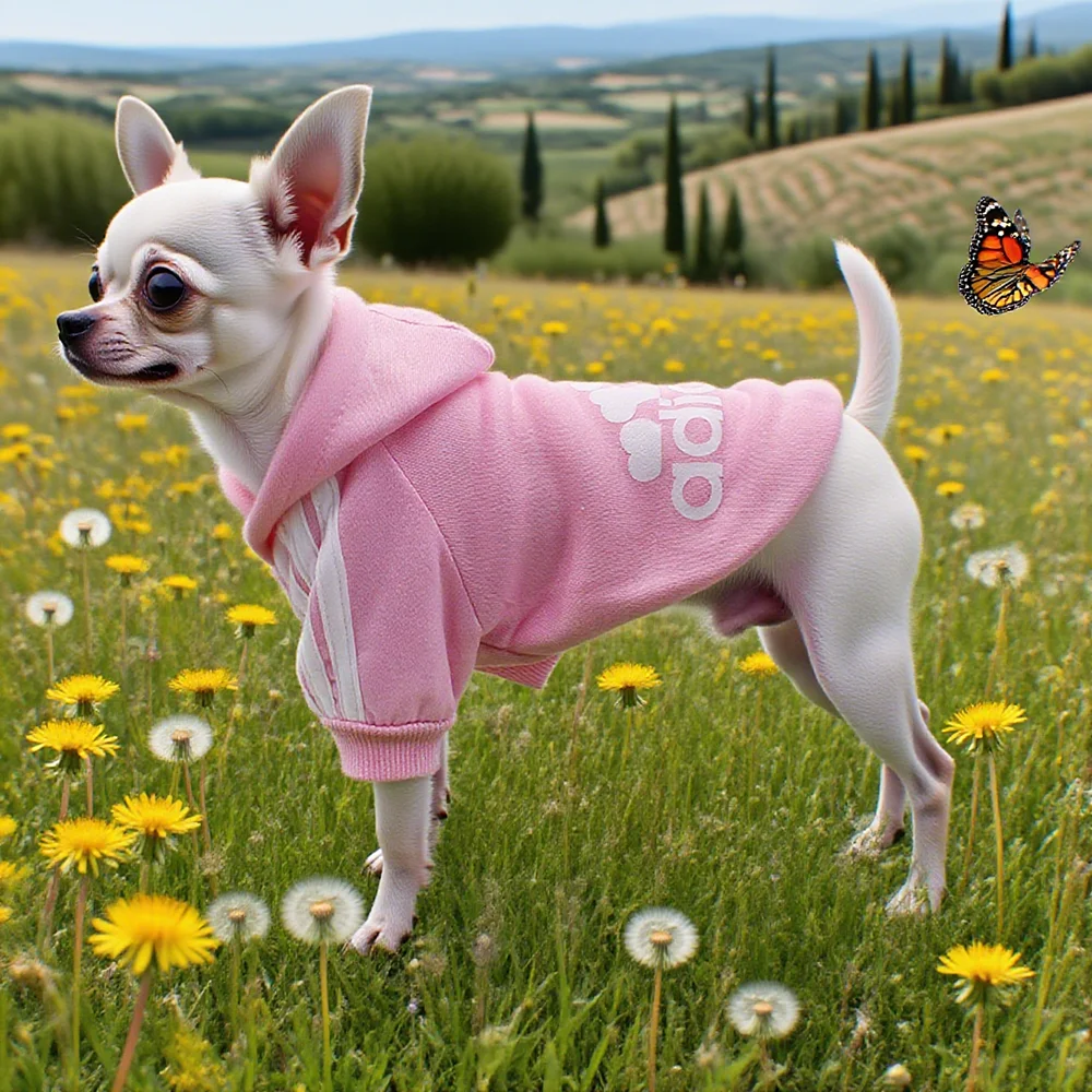 

XS-5XL Cotton Hooded Big Dog Sweatshirt, Autumn Winter Dog Clothes for Small Medium Large Dogs Warm Two-Legged Pet Hoodies