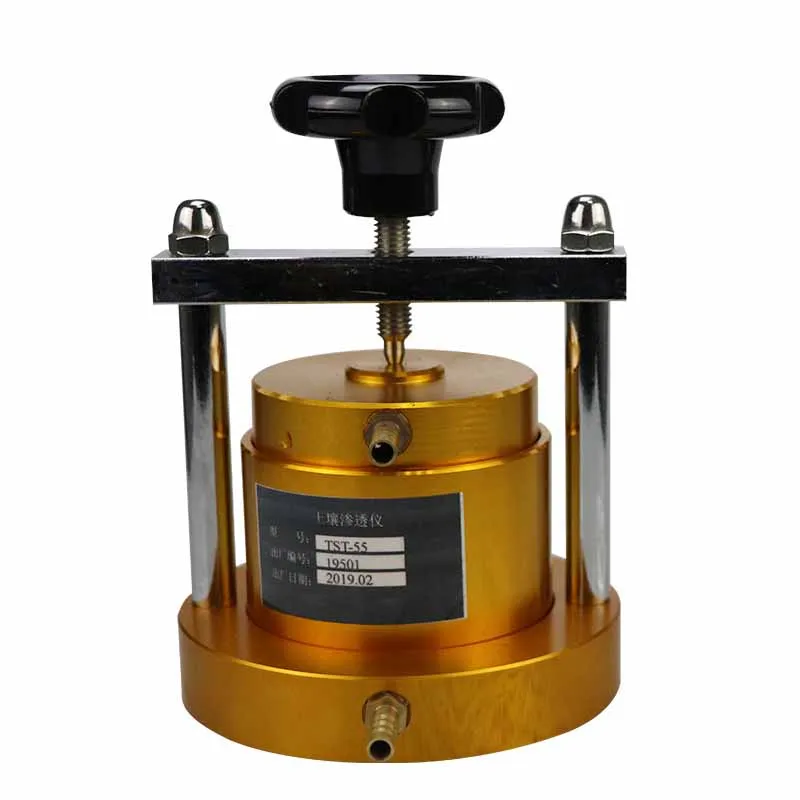 Lab Soil Falling Head Permeability cell Machine, soil contact head penetration Coefficient tester falling head permeability