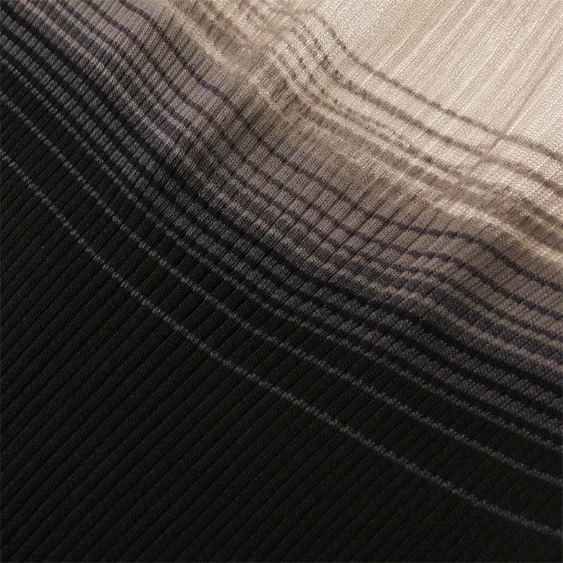 Robe longue sans manches pour femmes, élastique, slim, pour l'été 2025, Sexy, transparente, jupe serrée aux hanches, robes de soirée dégradées, nouvelle collection