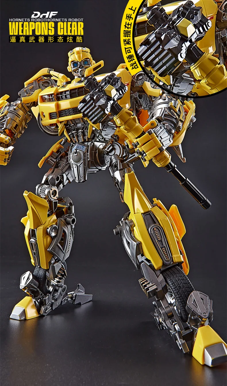 30CM Transformation Optimus Prime Bumblebee Megatron Schwarz Gold Roboter Spielzeug Legierung Star Commander Lkw Auto Spielzeug Action Figur geschenk – Detail 28