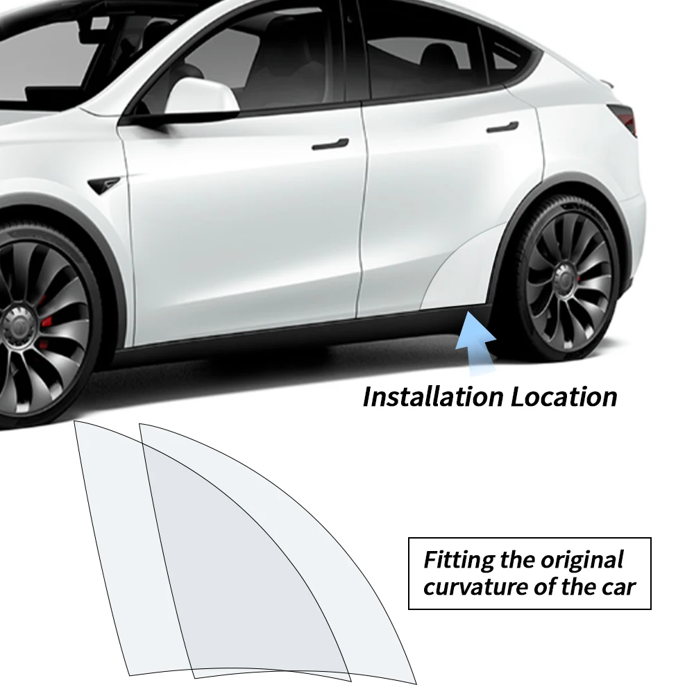 

Лампа защитная пленка для Tesla Model Y 2021-2023 Передняя Задняя дверь прозрачная Автомобильная Одежда Набор PPF украшение автомобиля с инструментами