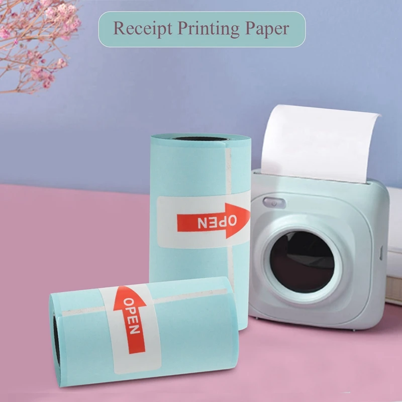 3 Rolls Printing Sticker Paper Photo Paper For Mini Pocket Photo Printer Paperang P1 P2 Bill Receipt Papers