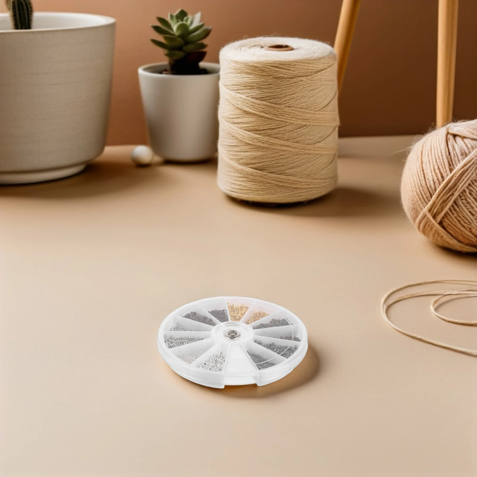 

3000Pcs Jewelry Crimp Beads Copper Smooth Polished Easy Crimps DIY Bracelet Earring Making Supplies Crimp Beads