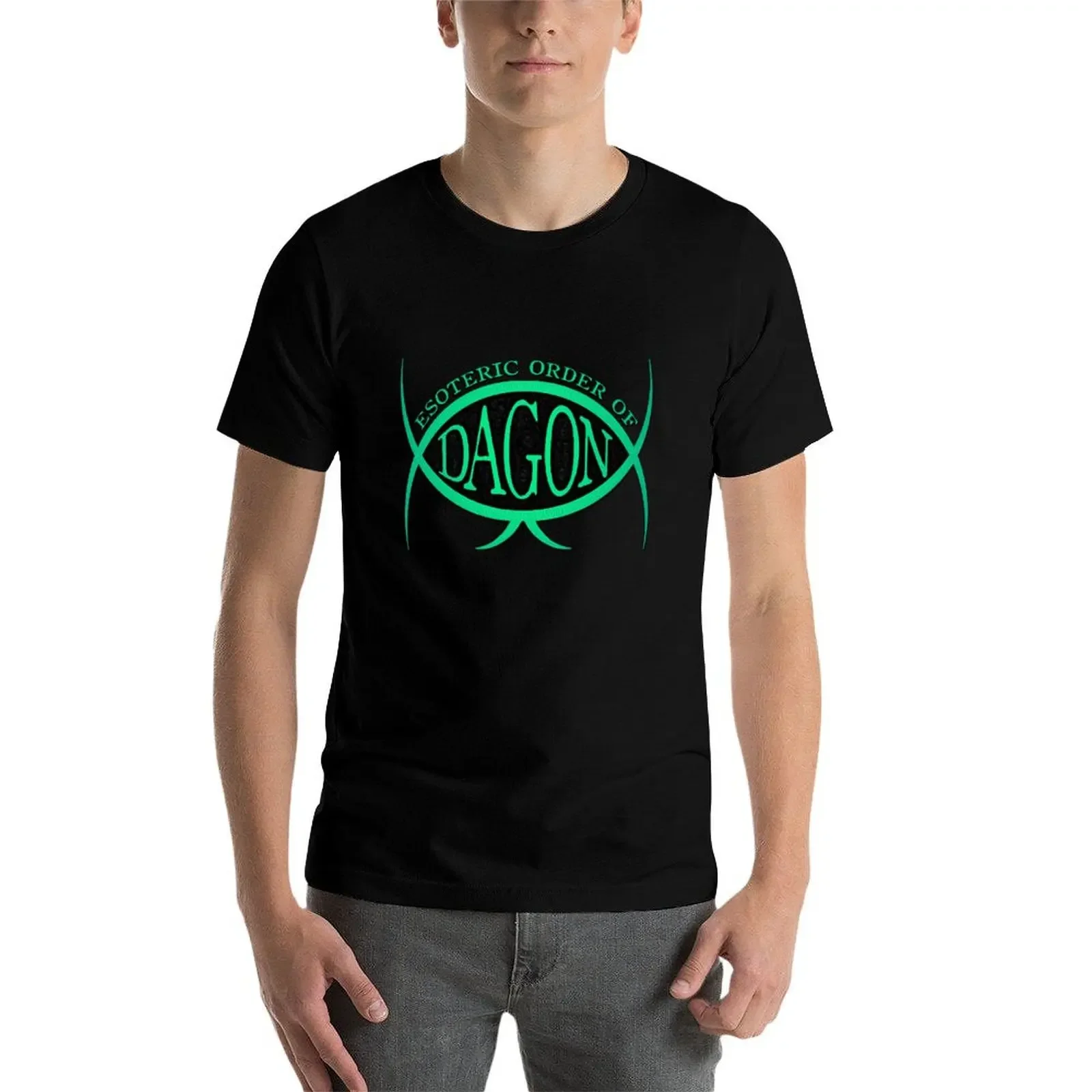 Camiseta Dagon Fish - Azhmodai 2020, ropa de talla grande, ropa para hombre, camisetas gráficas de baloncesto, ropa para hombre