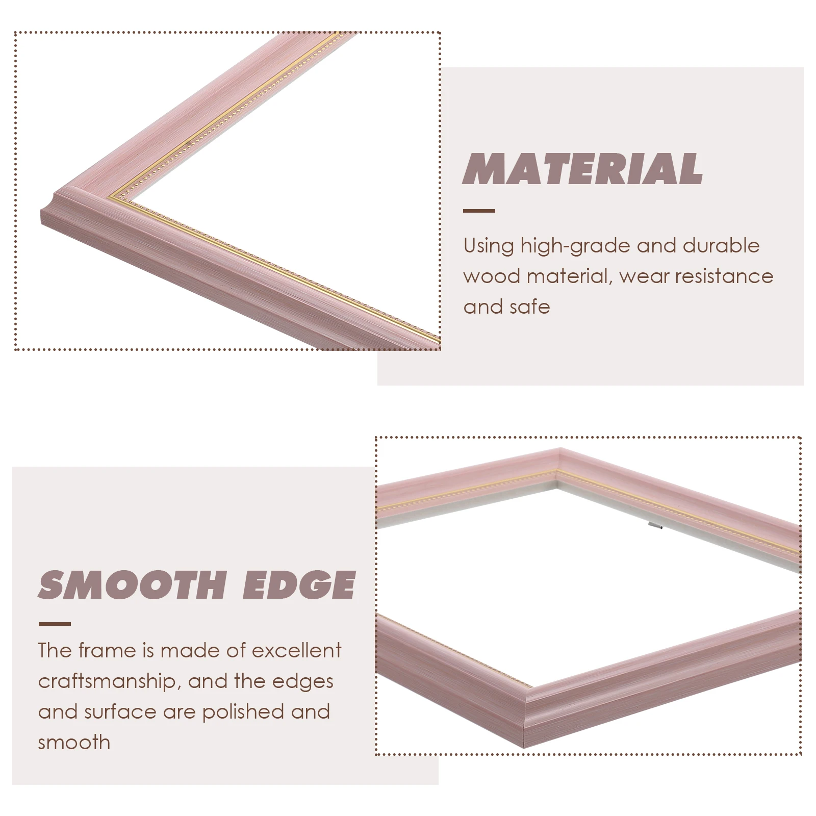 

Oil Painting Wooden Canvas Picture Frames Wooden Photo Holder DIY Photo Holder Self Assembly Decor Craft Simple Style