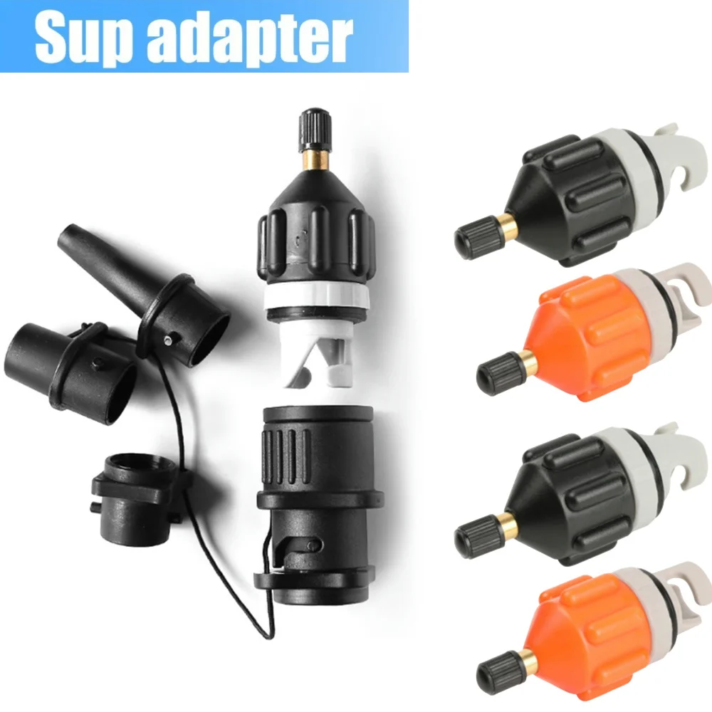 مجداف مجلس صمام الهواء محول الزوارق كاياك قارب التجديف صمام الهواء موصل المضخة #1