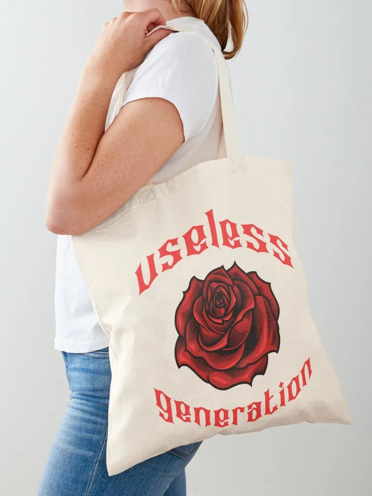 Useless Generation - Manic Street Preachers Tote Bag tote bag men reusable shopping bags tote bags men Gift bags