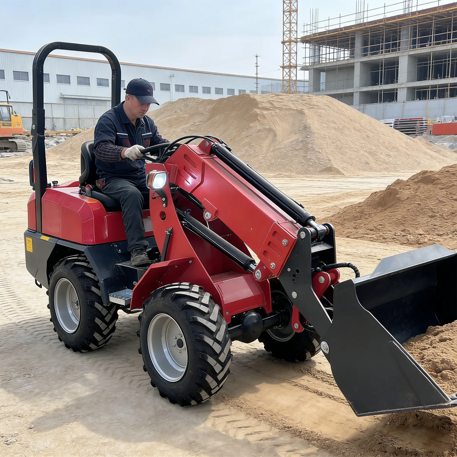 

Factory Direct KZL918 Telescopic Wheel Loader 800kg EPA CE Certified Multi-use