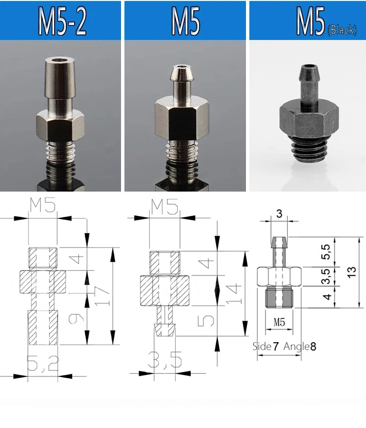5pcs/lot for PIAB U&B Corrugated Vacuum Suction Cups U8 U15 B5 B8 B10 B15 Series Fittings