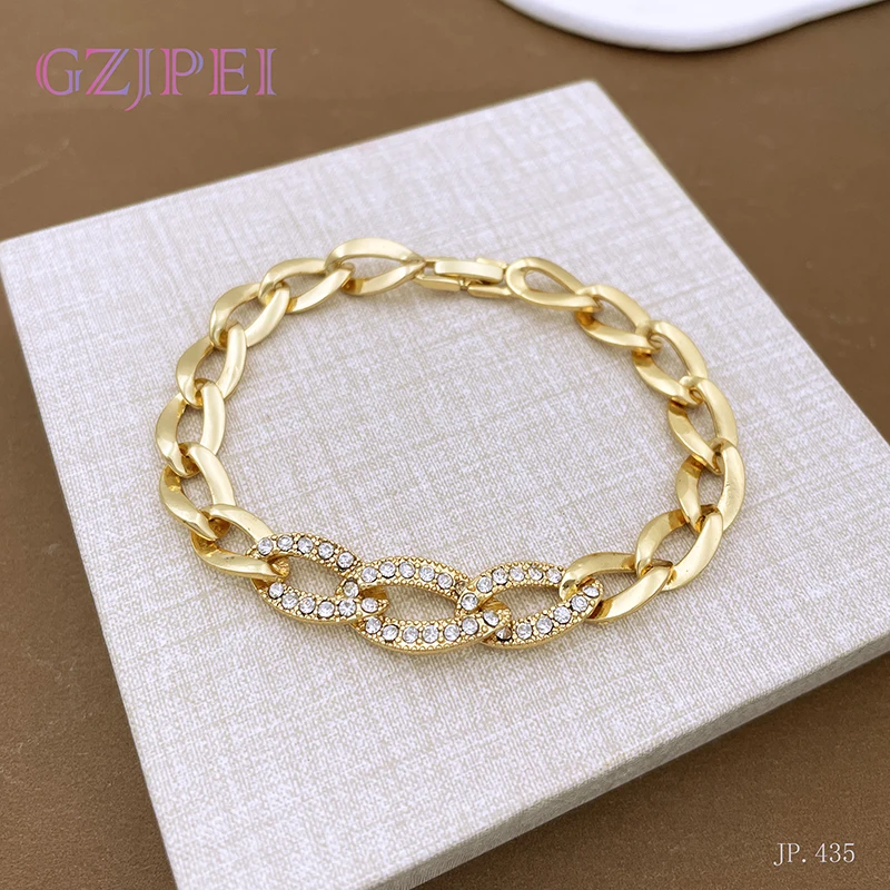 Dubai Gold Color Jewelry Set For Women Simple Fashion Spike Shape Necklace Earrings  Bracelet Ring Set Party Jewelry