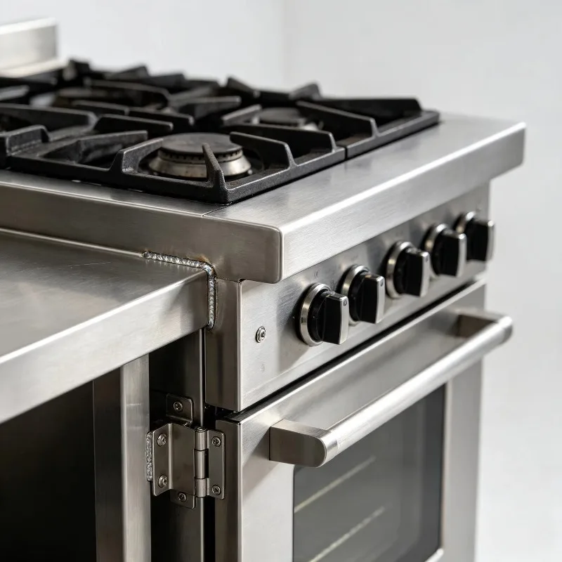 Gas Electric Range Oven Stainless Steel for Restaurants Fast Food Catering