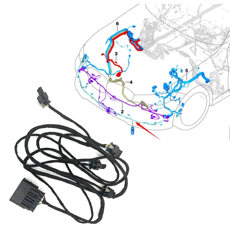 

61128717378 For BMW Front Bumper Radar Line Speed G20 G28 320 325 330 Front Bumper Parking Sensor Replacement Parts