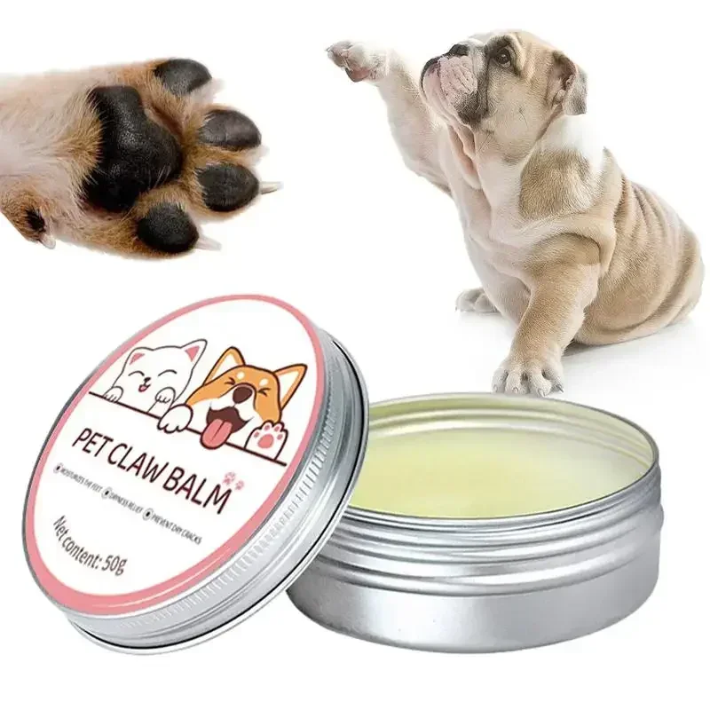 Pfoten balsam für Katzen 50g Katze Hund Pfote Schutz creme Haustier Nasen schutz Feuchtigkeit creme Haustier Riss Füße Reparatur