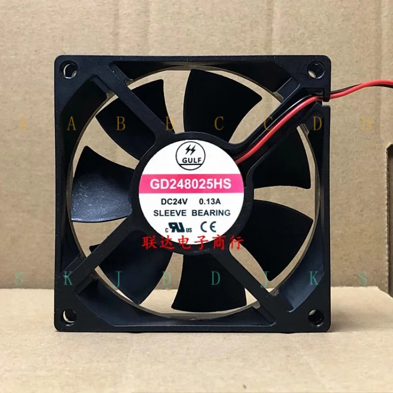 

Вентилятор охлаждения инвертора M GULF GD248025HS 8025 DC24V 0.13A 8CM, 2-проводной