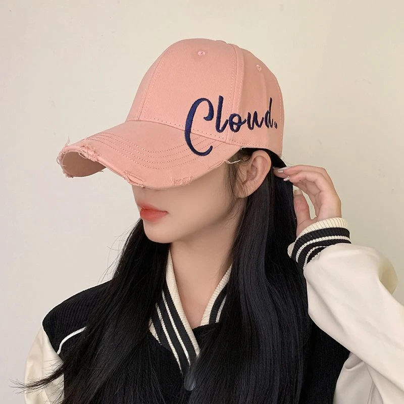 New Baseball Cap Big Head Circumference Hat Face-Looking Small Hard Top Widened Brim Sun-Proof Peaked Cap Men and Women Couple