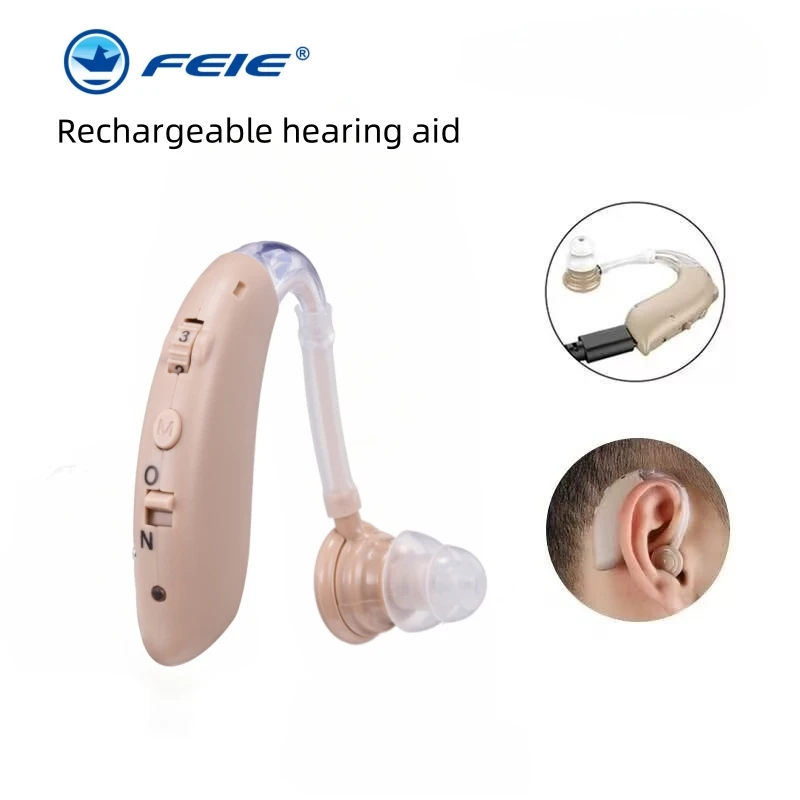 Audifonos Headphones for Deaf Medical Headset USB Rechargeable Hearing Aid for the Elderly Ear Care Tools   S-25