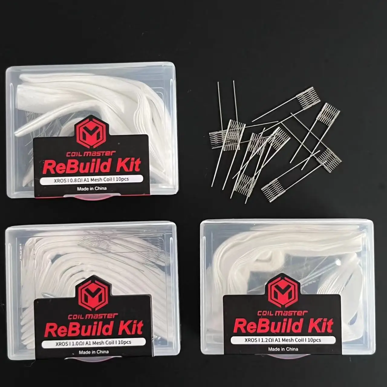 1Set DIY Tool Rebuild Kit A1 Mesh Coil Resistance Wire For XROS Meshed Coil 0.8 1.0 1.2ohm Replacement Tool