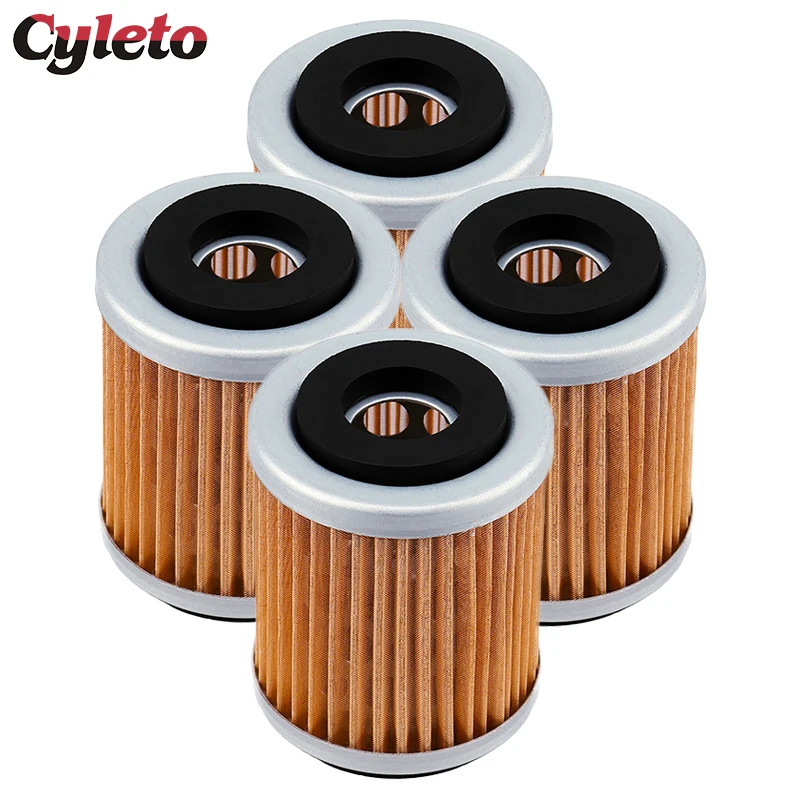 

2/4/6 шт. аксессуары для мотоциклов Cyleto, масляный фильтр двигателя для TM 250 2007 TM 450 2007 2008 2009 2010 TM 660 4T 2008 2009