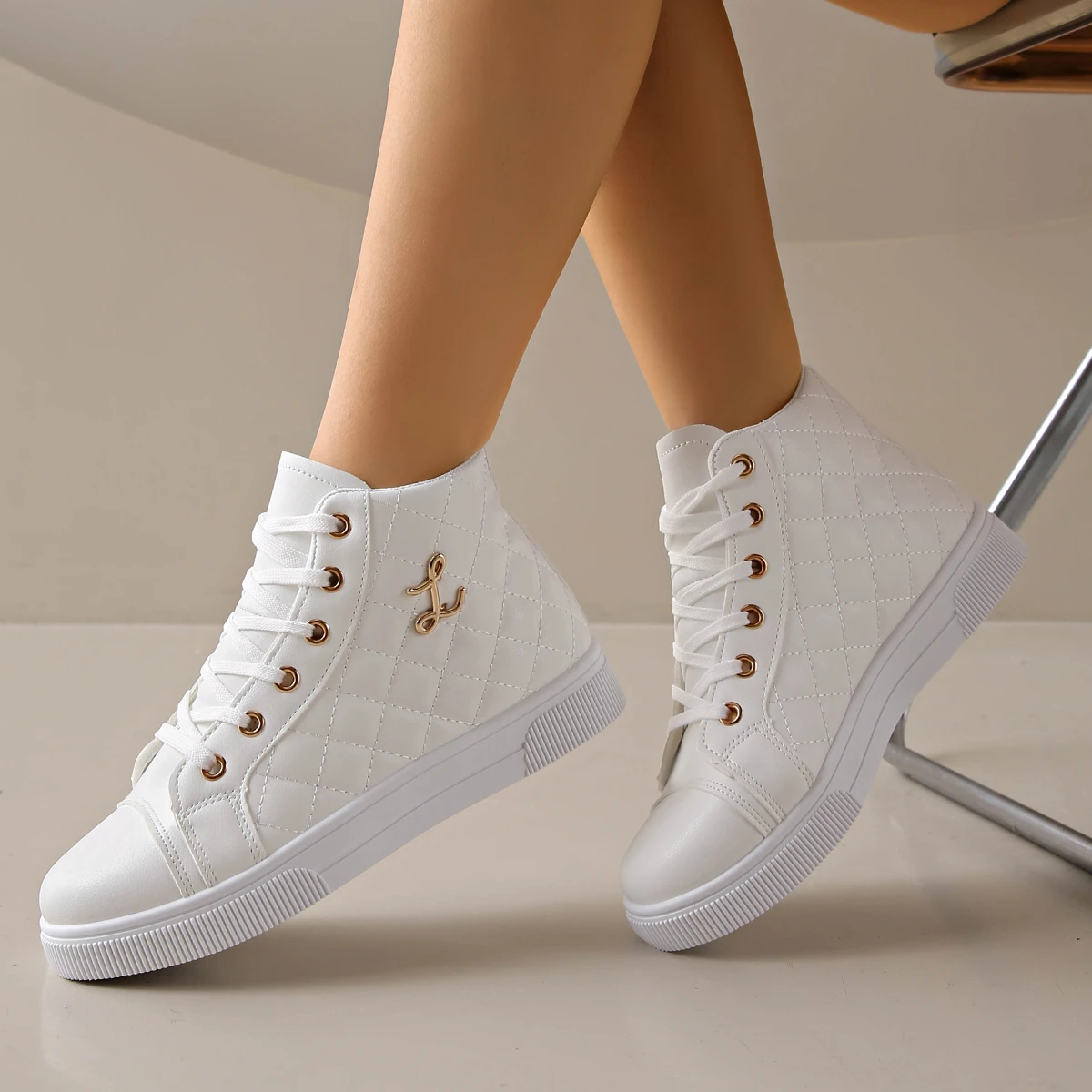 

Новая модная удобная женская обувь на весну и осень, элегантная однотонная однотонная обувь с круглой головкой, сексуальная обувь для спорта и отдыха