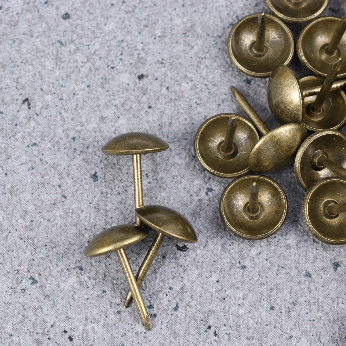 

100 Pcs Round Head Furniture Nails Sofa Decorative Furniture Thumb Tacks Vintage Thumb Tacks Hardware Iron