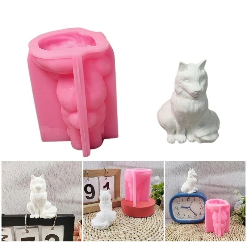 

3D -кошки силиконовые плесени литье формы мыло