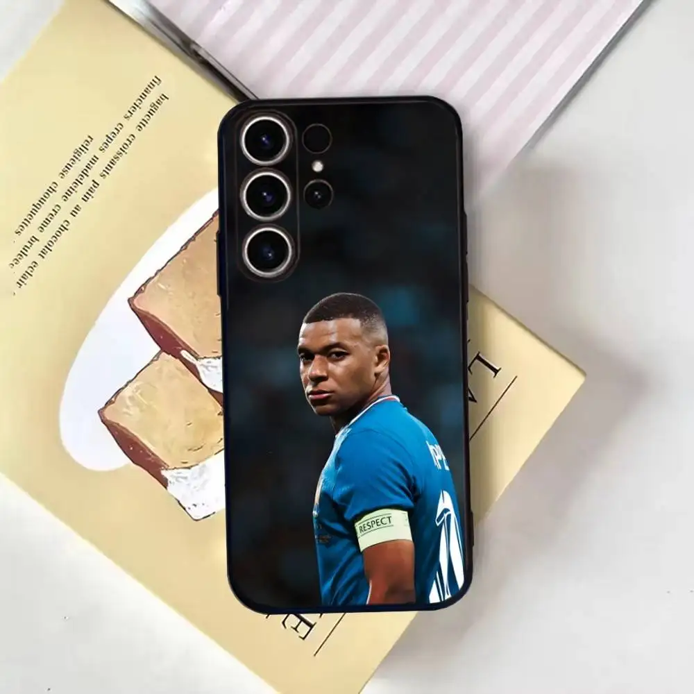 Football Star Cool M-MbappeS-S Phone Case For SamsungS25,24,21,22,23,30,Ultra,20,Plus,Fe,Lite,Note,10,9,Soft Black Cover - Image 6