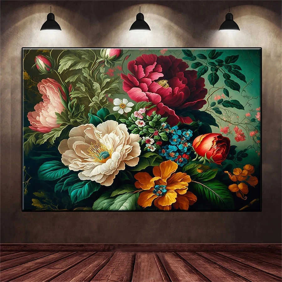 

Набор алмазной живописи, новый европейский классический цветочный художественный вышивка, мозаика 5D, полная дрель, алмазная вышивка крестиком, домашний декор