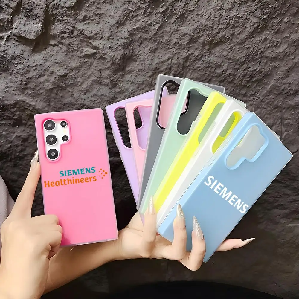 Phone Case Soft TPU Clear Case For Samsung S22-S26, 2-in-1 Detachable Multi-Color Card Holder Siemens Home