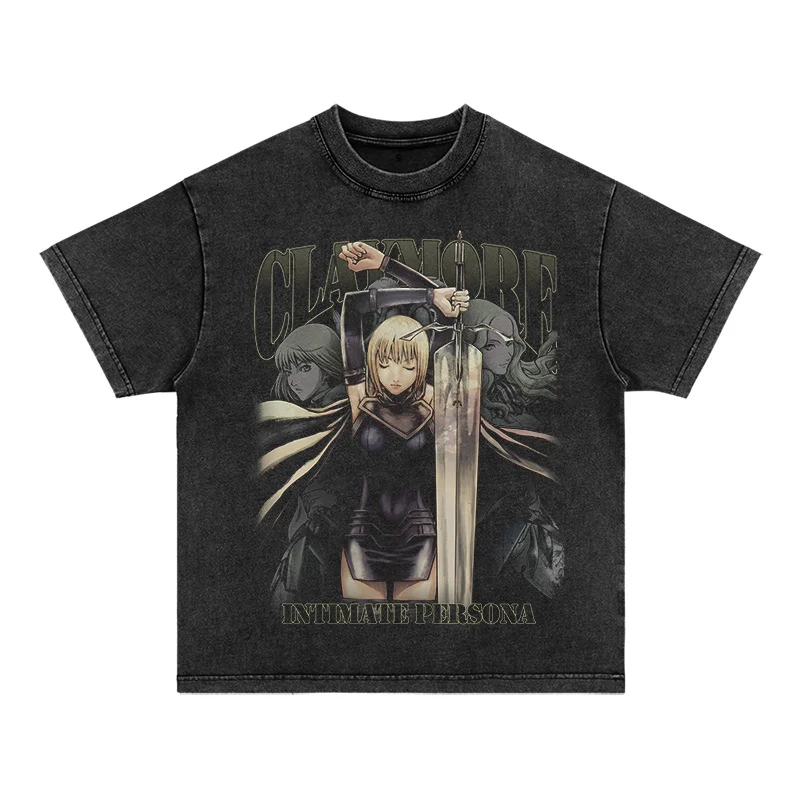 

In 2025, A Highly Anticipated American-style Washed Retro Big Sword, Kleia Vintage Pain-relieving Garment, Direct Spray Round