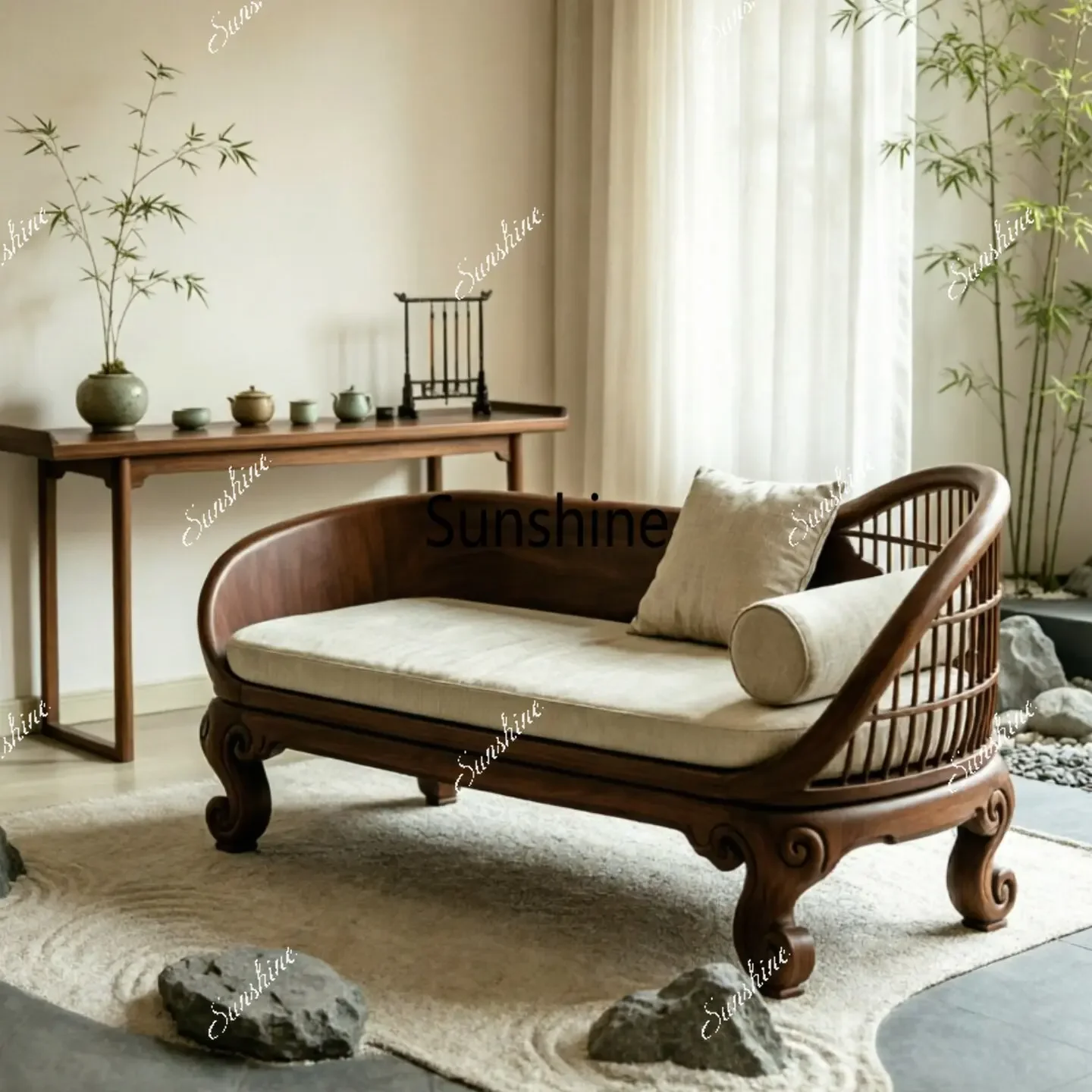 

Zen living room B & B hotel sofa chair furniture
