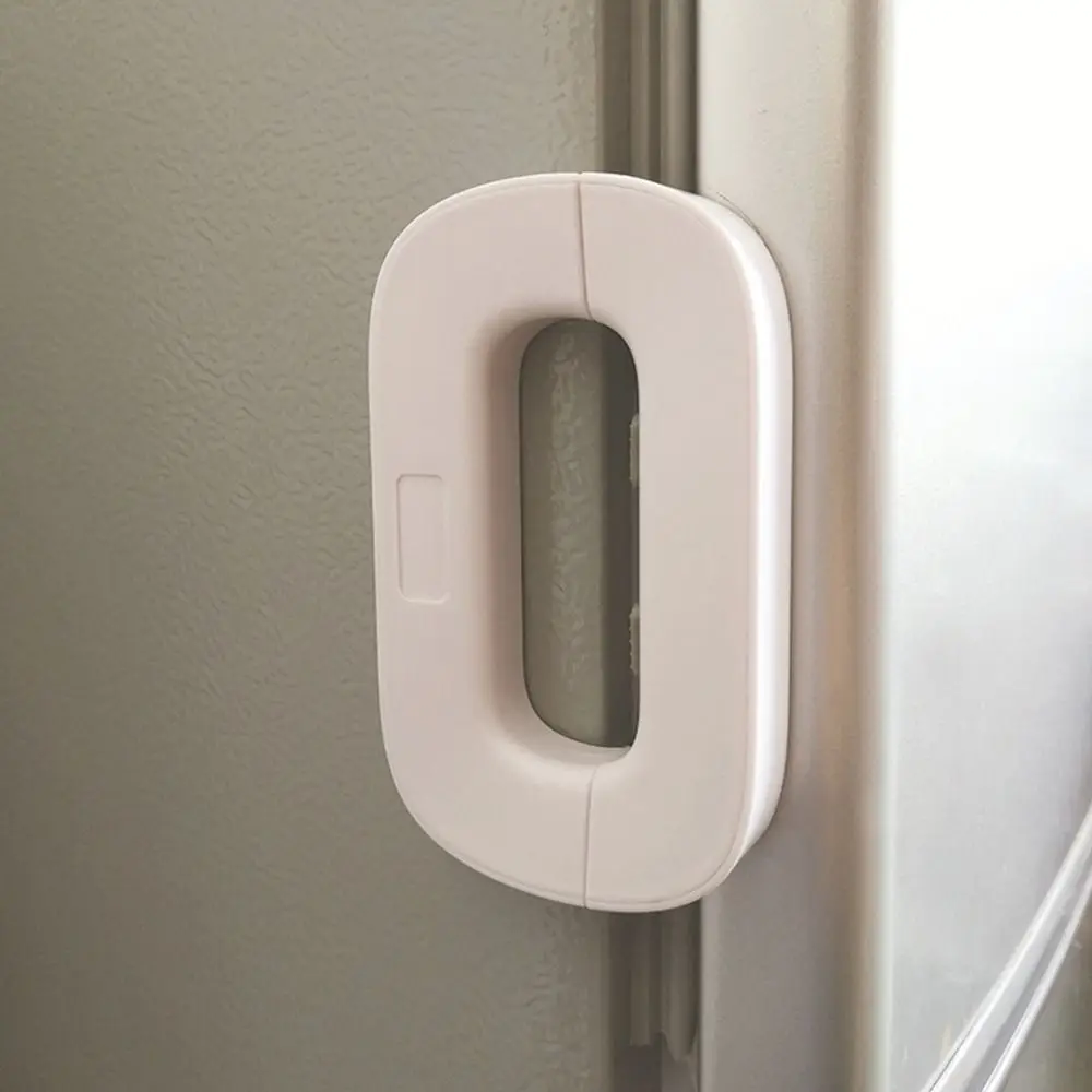 Plástico Anti-pinching Frigorífico Door Lock para crianças, segurança do bebê, trava de segurança do bebê, utensílios domésticos