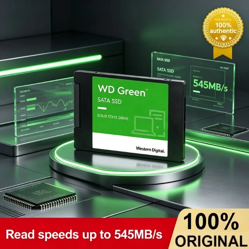 Original WD Green 250GB 1TB 2TB SATA SSD 2.5" SATA3 Internal Solid State Disk For Notebook Desktop PC Hard Drive