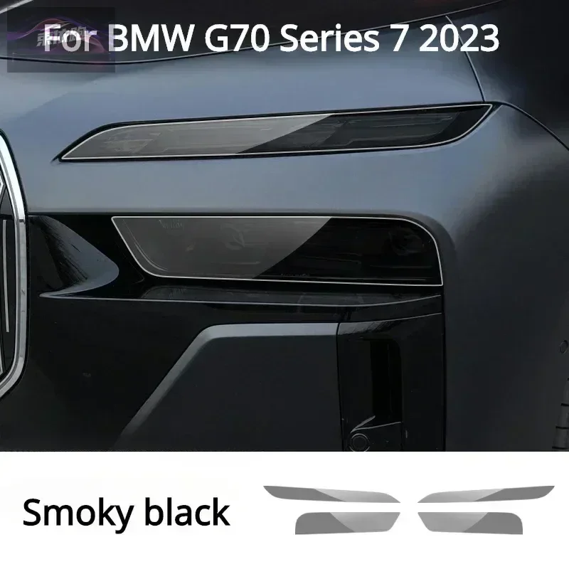 

For BMW G70 I7 Series 7 2023 Car Exterior Headlight Anti-scratch TPU Protective Film Anti-scratch Repair Film Accessories Refit