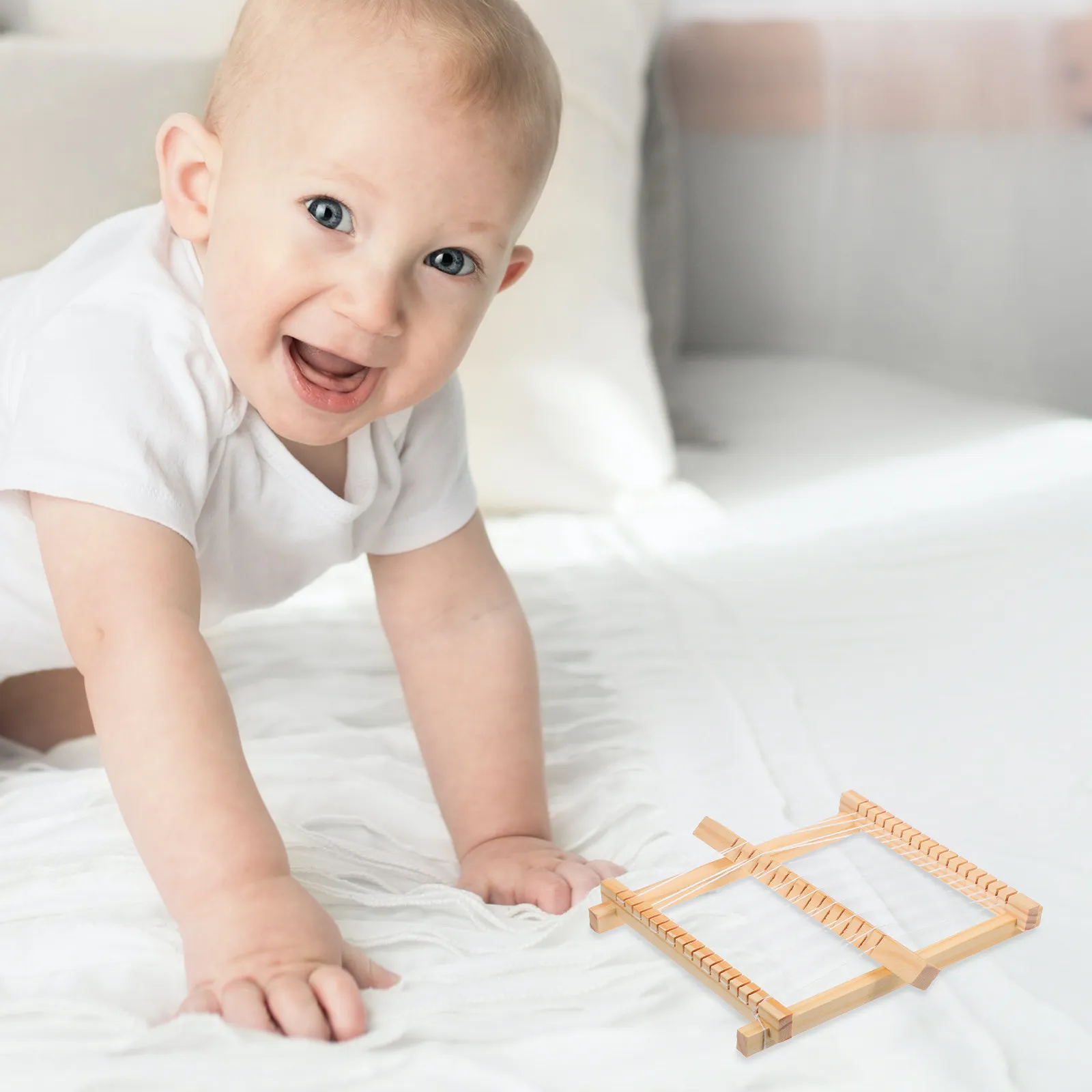 

Набор из 3 деревянных ткацких станков для начинающих: развивающий творческие способности, мелкую моторику, семейное общение и раннее обучение