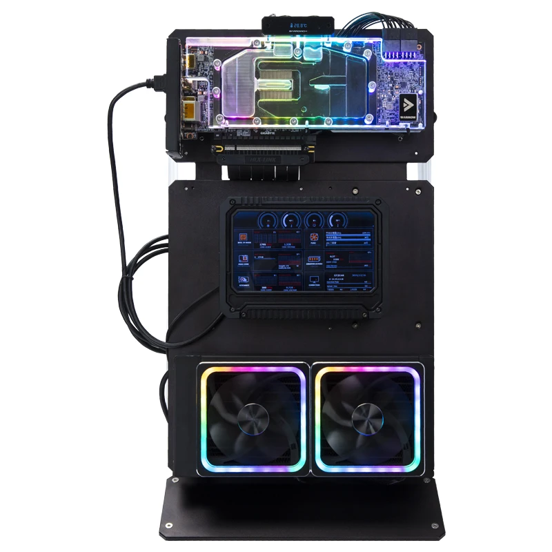 ITX i7 13700K/RTX 4070TI Mini Computador Desktop Refrigerado a Água