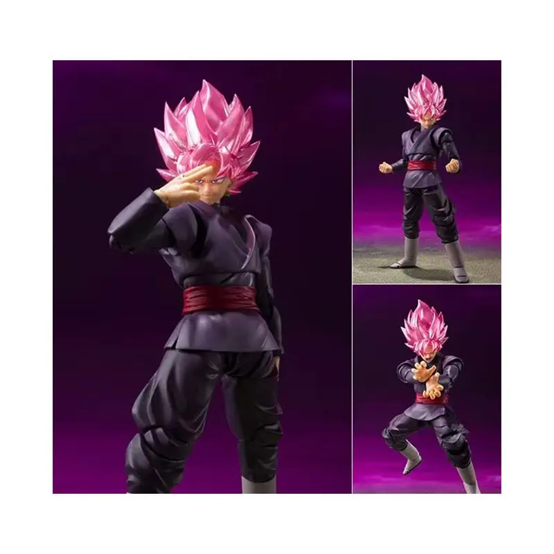 

Original Bandai S.H.Figuarts Goku Black Super Saiyan Rose Dragon Ball Super In Stock Anime Action Collection Figures Model Toys