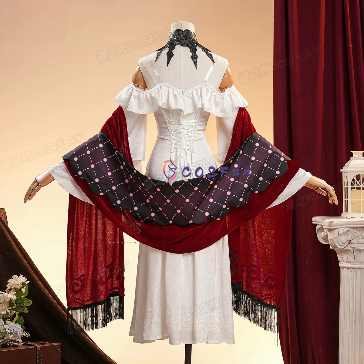 Disfraz de Cosplay de Rosalyne de Genshin Impact, Pijama, Vestido para Halloween, Carnaval, Navidad, Ropa para Jugar a Roles, Ropa para Mujer