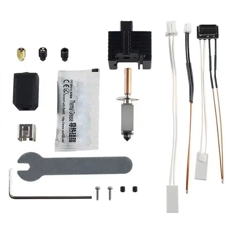 

For Bambu Lab X1 P1P Extrusion Head Assembly Aluminum Radiator For 3D Printer Accessories