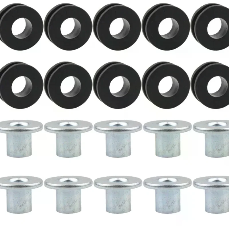

5 Sets Motorcycle Bolt Kit Rubber Grommets Cushion Pressure Relief Durable Shock Absorbing Parts for Engine RepairHot Sale