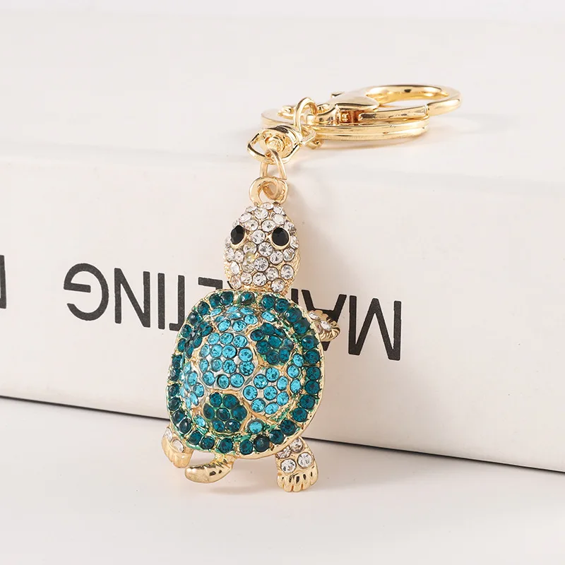 unpioncl New Turtle Rhinestone Key Chain