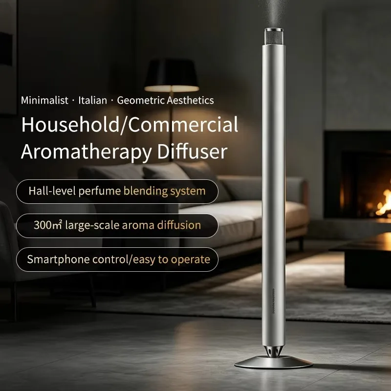 Airo Smart Aroma Diffuser 300㎡ for Home, Commercial, and Villa Use - Floor-Standing Charging Essential Oil Hotel Lobby Model
