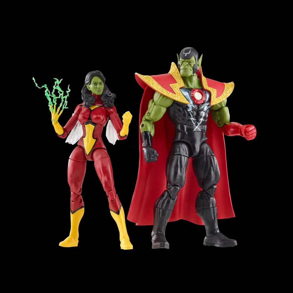 New Original Marvel Legends Figure Skrull Queen & Super-skrull Avengers 60th Anniversary Beyond Earth's Mightiest 2-pack Figure