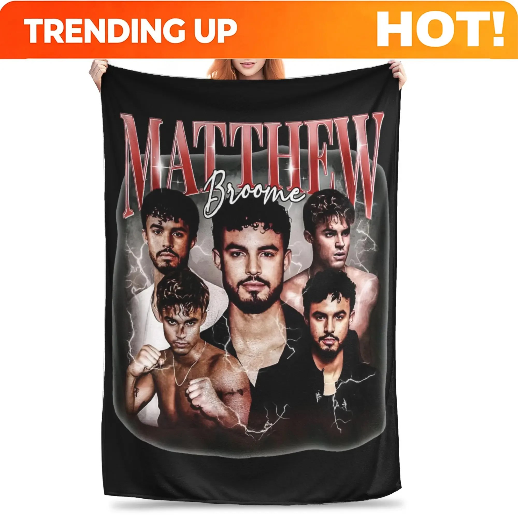 Customization Matthew Broome My Fault London Movie Blanket Fleece Summer Breathable Ultra-Soft Throw Blanket For Home Office Bed