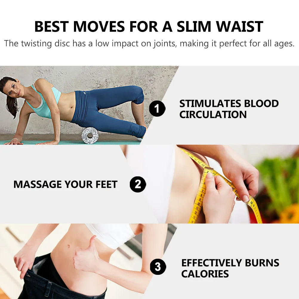 

1Set Waist Twisting Disc Slimming Rotating Board Fitness Plate for Body Shaping Burn Calories Boost Metabolism Foot Massage