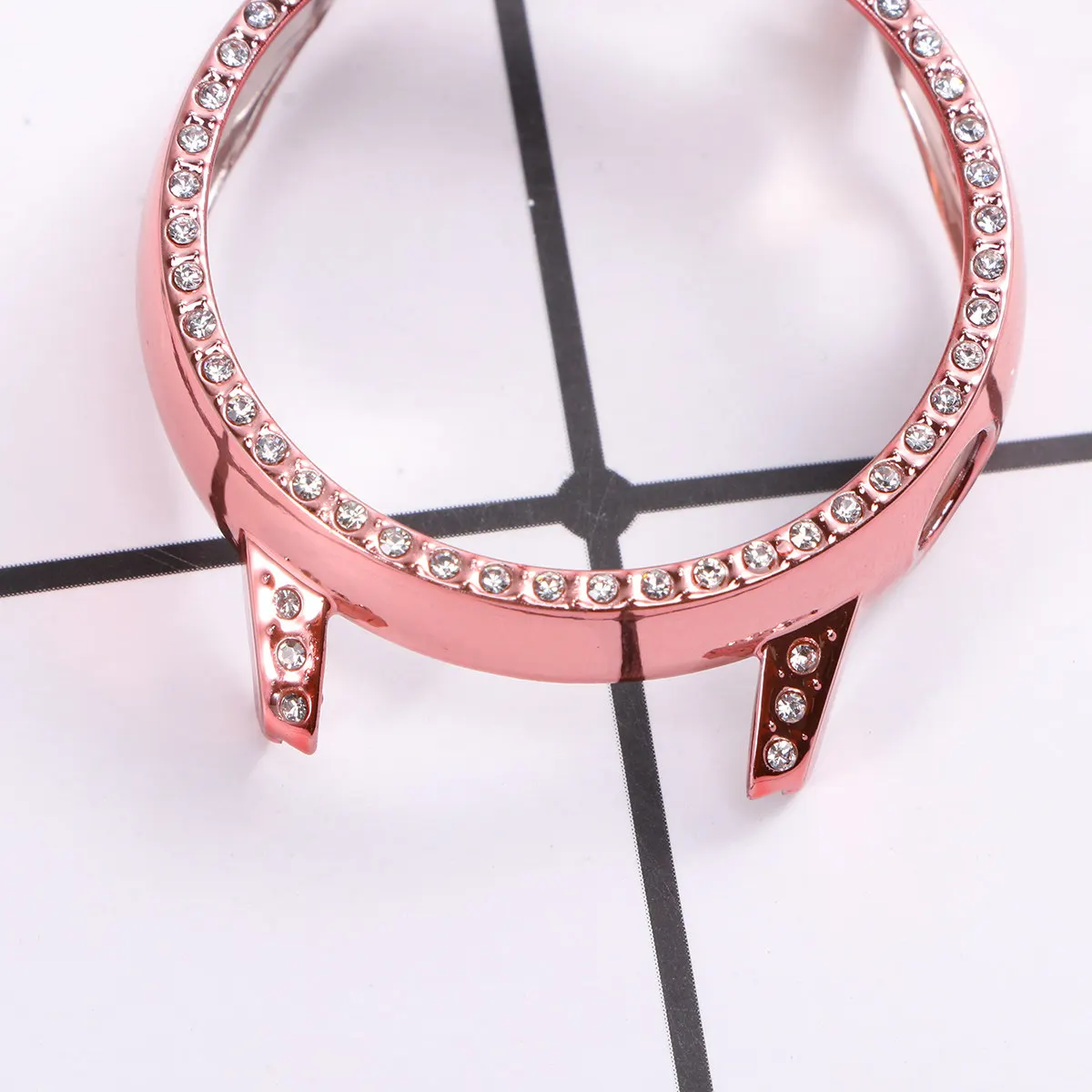 1Pcs Rhinestone-Embellished Watch Cover Ultra-Thin Protective Install Remove Precise Cutouts for Buttons Smartwatch